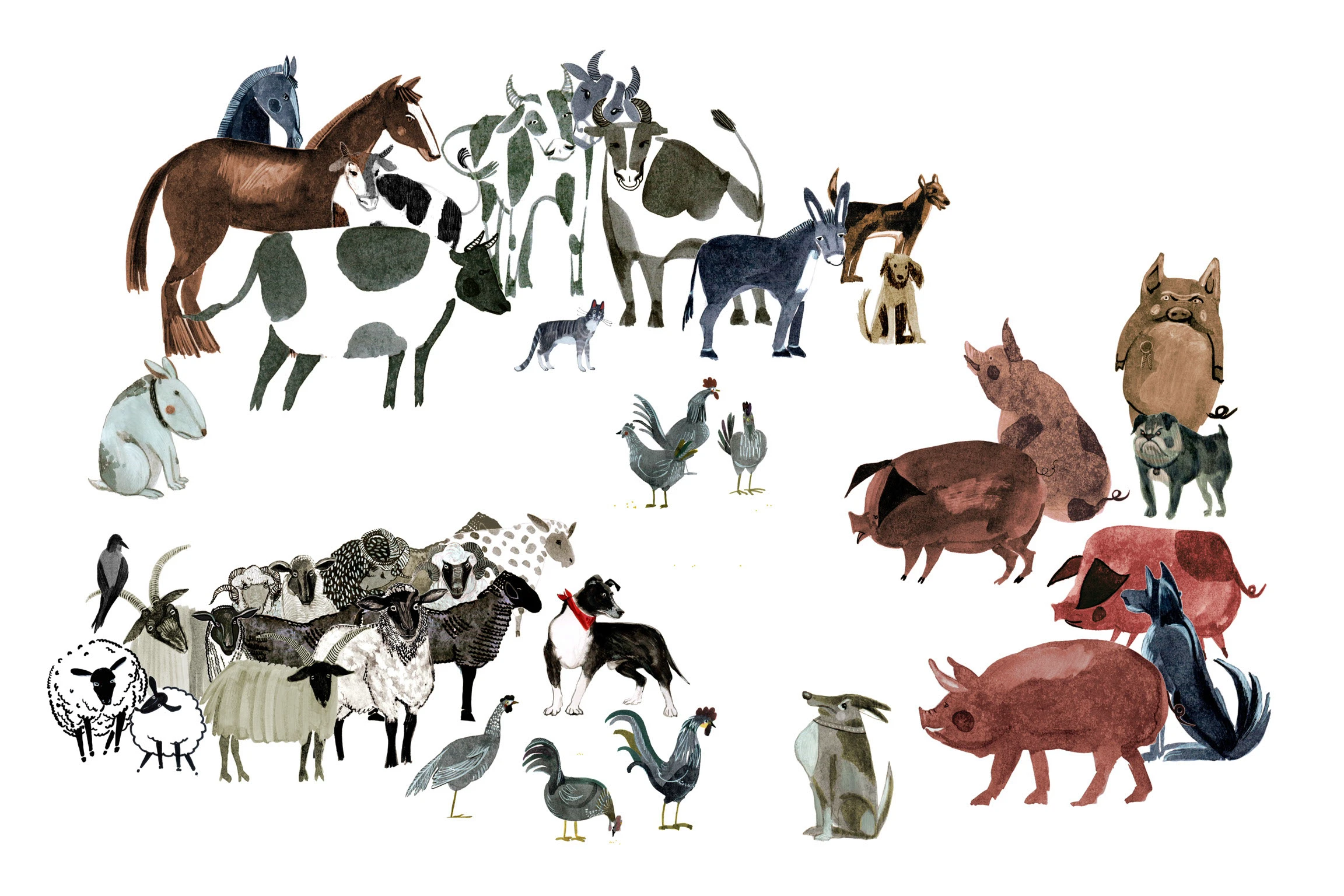 Illustration preview from Behance
